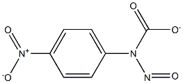 N-NITROSO-4-NITROPHENYLCARBAMATE Struktur