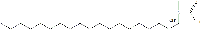 STEARYLDIMETHYLCARBOXYMETHYLAMMONIUMHYDROXIDE Struktur