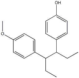 HEXESTROL,MONOMETHYLETHER Struktur