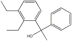 DIETHYL-ALPHA-METHYL-BENZHYDROL Struktur