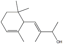 3-BUTEN-2-OL,3-METHYL-4-(2,6,6-TRIMETHYL-2)CYCLOHEXEN-1-Y. Struktur