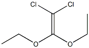 DICHLORODIETHOXYETHYLENE Struktur