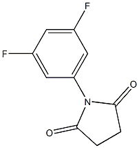 N-(3,5-DIFLUOROPHENYL)SUCCINIMIDE Struktur