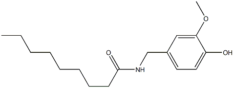 NONANOYLVANILLYLAMINE Struktur