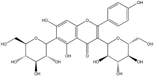 3,6-DIGLUCOSYLAPIGENIN Struktur