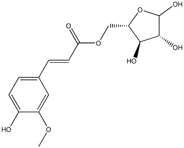 5-O-FERULOYL-L-ARABINOFURANOSE Struktur