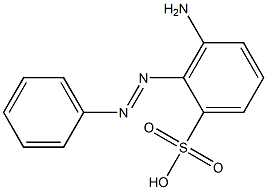 AMINOPHENYLAZOBENZENESULPHONICACID Struktur