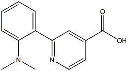 2-(2-Dimethylaminophenyl)-isonicotinic acid Struktur