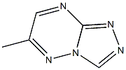 3-methyl-1,2,5,7,8-pentazabicyclo[4.3.0]nona-2,4,6,8-tetraene Struktur