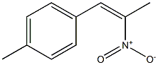 4-methyl-1-phenyl-2-nitropropene Struktur