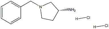 (3R)-(-)-3-Amino-1-benzylpyrrolidine Dihydrochloride Struktur