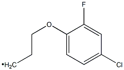 [2-(4-Chloro-2-fluorophenoxy)ethyl]methyl- Struktur