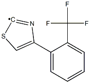 [4-(2-Trifluoromethyl-phenyl)-thiazol-2-yl]- Struktur