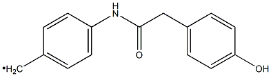 {4-[2-(4-Hydroxy-phenyl)-acetylamino]-benzyl}- Struktur