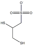 2,3-Dimercapto-1-propanesulfonate Struktur