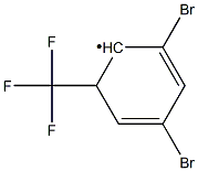 2,4-Dibromo-6-(trifluoromethyl)phenyl Struktur