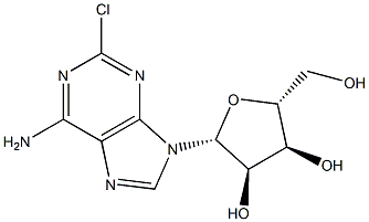 2-choroadenosine Struktur