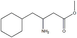 3-Amino-4-cyclohexyl-butyric acid methyl ester Struktur