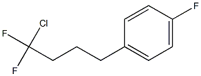 4-Chloro-4,4-difluoro-1-(4-fluoro-phenyl)-butane- Struktur