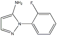 5-Amino-1-(2-fluorophenyl)-1H-pyrazole Struktur