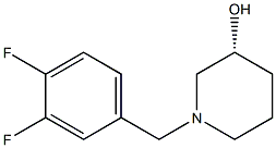 (3R)-1-(3,4-difluorobenzyl)piperidin-3-ol Struktur