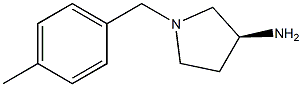 (3S)-1-(4-methylbenzyl)pyrrolidin-3-amine Struktur