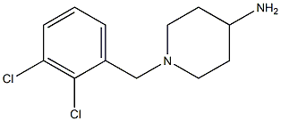 1-(2,3-dichlorobenzyl)piperidin-4-amine Struktur