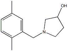 1-(2,5-dimethylbenzyl)pyrrolidin-3-ol Struktur