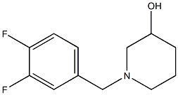 1-(3,4-difluorobenzyl)piperidin-3-ol Struktur