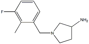 1-(3-fluoro-2-methylbenzyl)pyrrolidin-3-amine Struktur