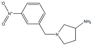 1-(3-nitrobenzyl)pyrrolidin-3-amine Struktur