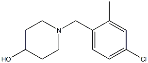 1-(4-chloro-2-methylbenzyl)piperidin-4-ol Struktur