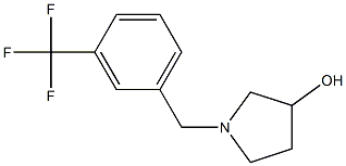 1-[3-(trifluoromethyl)benzyl]pyrrolidin-3-ol Struktur