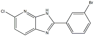 2-(3-bromophenyl)-5-chloro-3H-imidazo[4,5-b]pyridine Struktur