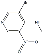 3-bromo-N-methyl-5-nitropyridin-4-amine Struktur