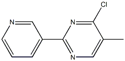 4-chloro-5-methyl-2-pyridin-3-ylpyrimidine Struktur