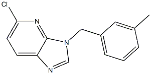 5-chloro-3-(3-methylbenzyl)-3H-imidazo[4,5-b]pyridine Struktur