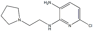 6-chloro-N2-(2-pyrrolidin-1-ylethyl)pyridine-2,3-diamine Struktur