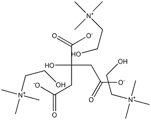 TRICHOLINE CITRATE 65% SOLUTION Struktur