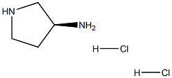 (3S)-1H-3-AMINOPYRROLIDINE DIHYDROCHLORIDE Struktur