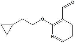 2-(CYCLOPROPYLNETHOXY)NICOTINALDEHYDE Struktur