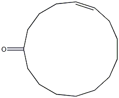 5-cis-Cyclopentadecen-1-one Struktur