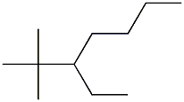 2,2-dimethyl-3-ethylheptane Struktur