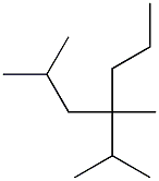 2,4-dimethyl-4-isopropylheptane Struktur