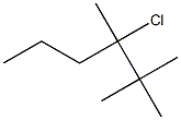 3-chloro-2,2,3-trimethylhexane Struktur