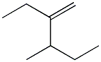 3-methyl-2-ethyl-1-pentene Struktur