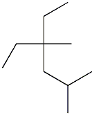 4-ethyl-2,4-dimethylhexane Struktur