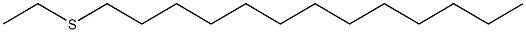 ethyl tridecyl sulfide Struktur