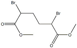 2,5-DIBROMOHEXANEDIOIC ACID DIMETHYL ESTER Struktur