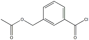 3-ACETOXYMETHYLBENZOYL CHLORIDE Struktur